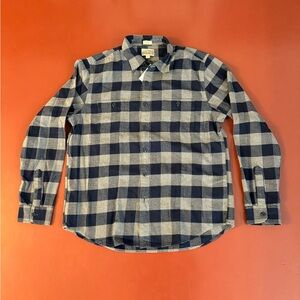 J. Crew flannel button down Size large NWT